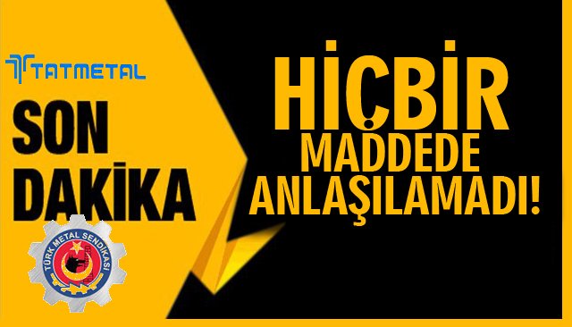 HİÇBİR MADDEDE ANLAŞILAMADI!