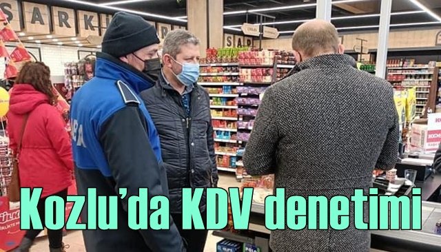 Kozlu’da KDV denetimi