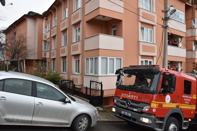 Ocakta unutulan yağ yangına neden oldu - 4