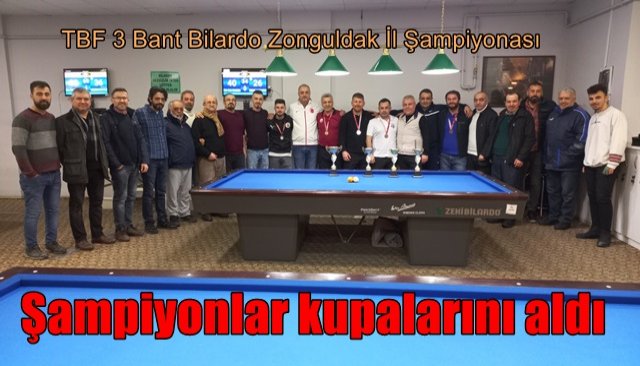 Şampiyonlar kupalarını aldı