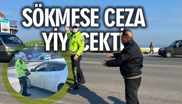 SÖKMESE CEZA YİYECEKTİ!