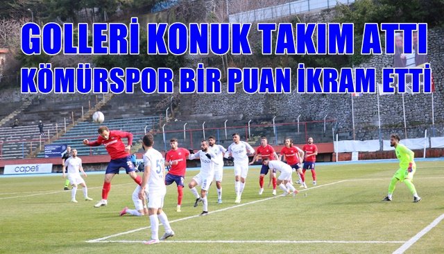 TFF 2. Lig: Zonguldak Kömürspor: 1 - Ankara Demirspor: 1