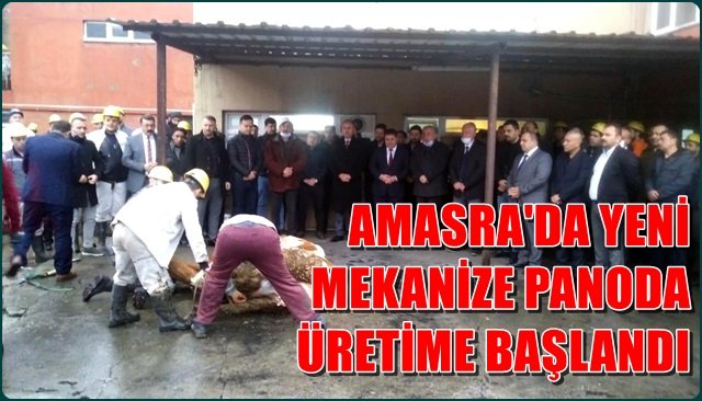 YENİ MEKANİZE PANODA ÜRETİME BAŞLANDI