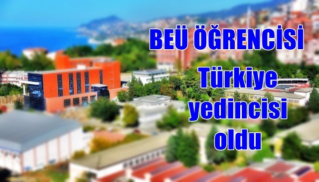 ZBEÜ öğrencisi Türkiye yedincisi oldu