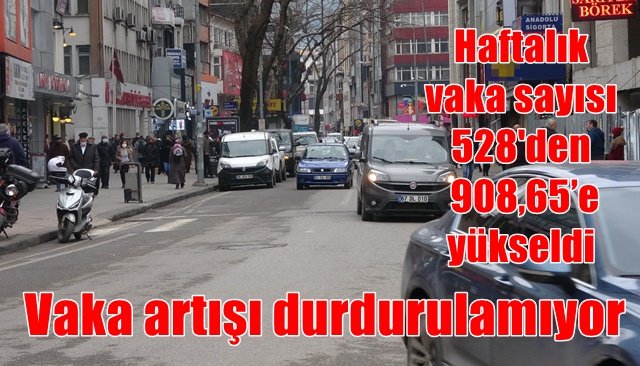 Zonguldak´ta vaka artışı durdurulamıyor