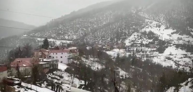  Zonguldak´ta yeniden kar yağışı başladı - 1