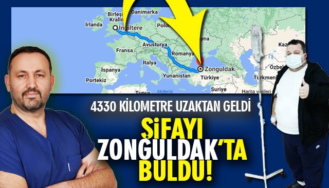 4330 KİLOMETRE UZAKTAN GELDİ, ŞİFAYI ZONGULDAK’TA BULDU!