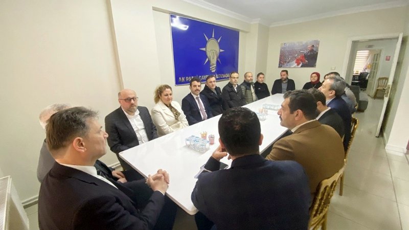AK Parti İl Teşkilatı’nda ilçe ziyaretleri sürüyor… ÇAYCUMA ÇIKARMASI - 1