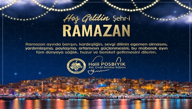 Başkan Posbıyık Ramazan Ayı´nın gelişini kutladı
