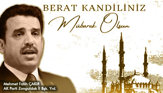 BERAT KANDİLİ KUTLAMA MESAJI