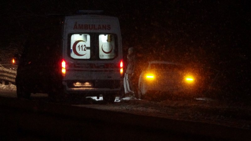 Geceleyin Ereğli-Zonguldak yolu… SÜRÜCÜLERİN KAR İMTİHANI - 2