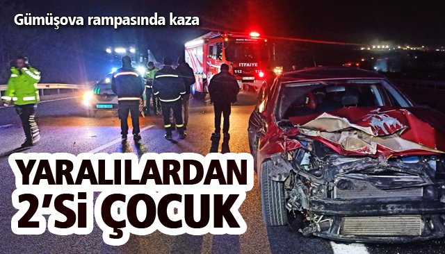 KAMYON İLE OTOMOBİL ÇARPIŞTI: 3 YARALI 