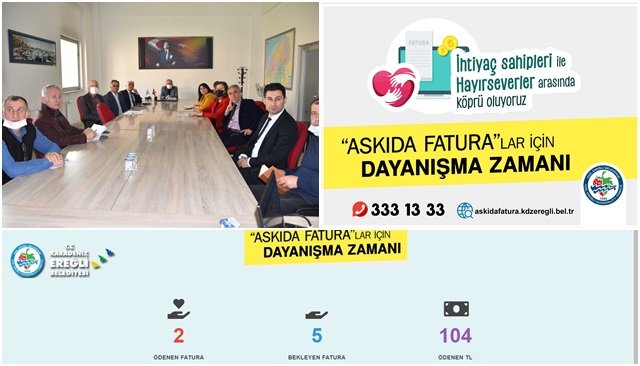  KDZ. EREĞLİ BELEDİYESİ, ‘ASKIDA FATURA’ KAMPANYASINI YENİDEN BAŞLATTI