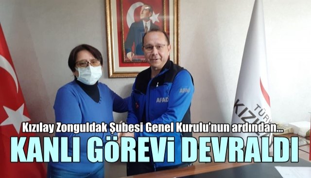 Kızılay Zonguldak Şubesi Genel Kurulu’nun ardından… KANLI GÖREVİ DEVRALDI