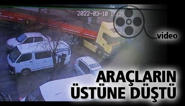 KOPAN ELEKTRİK TELLERİ, ARAÇLARIN ÜSTÜNE DÜŞTÜ