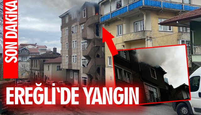 /SON DAKİKA/ EREĞLİ´DE YANGIN...