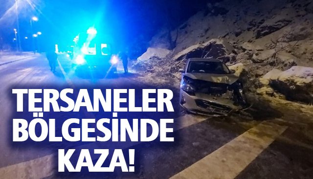 TERSANELER BÖLGESİNDE KAZA!