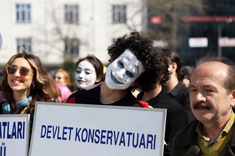 Tiyatro günü renkli görüntülere sahne oldu - 9