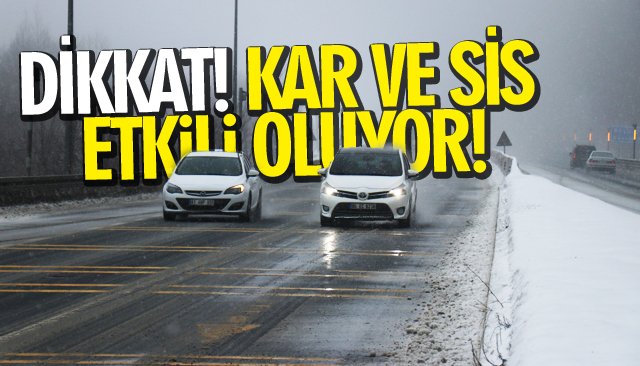 YOLU BU GÜZERGAHLARDAN GEÇECEK OLANLAR TEDBİRLİ OLSUN!