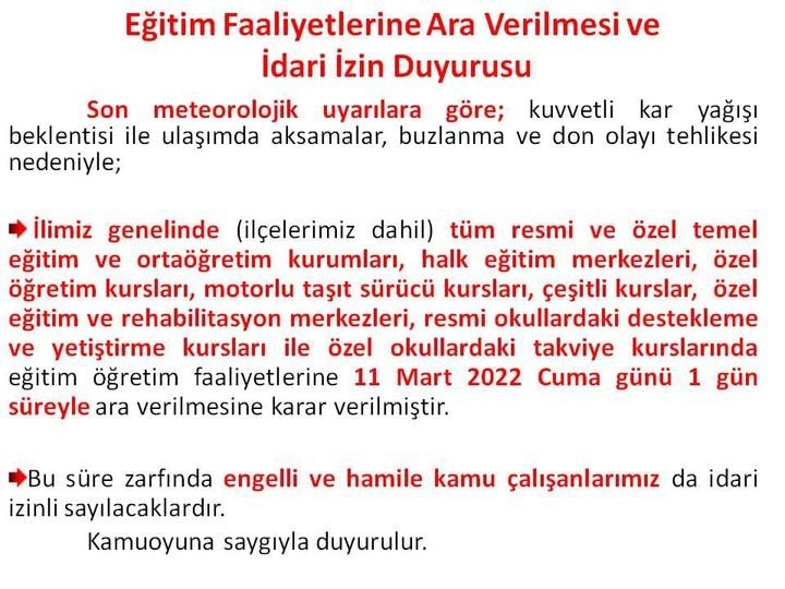 ZONGULDAK´TA KAR TATİLİ... - 1