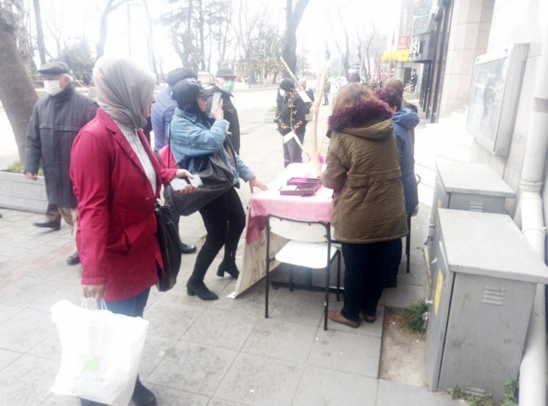 Zonguldaklı kadınlar dilek ağacı kurdu… “KADINA ŞİDDET SON BULSUN” DEDİLER - 5