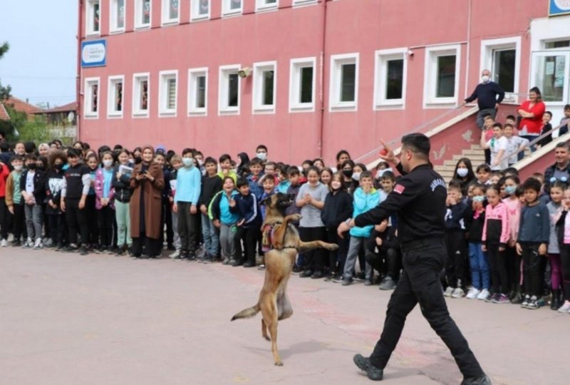 23 Nisan gösterisine eğitimli köpekler de katıldı… NE MARİFETLERİ VARMIŞ! - 2