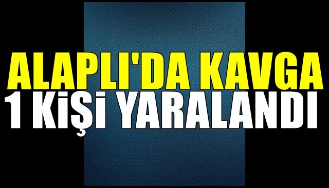 ALAPLI’DA KAVGA… 1 YARALI…