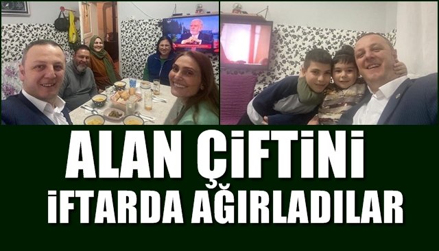 BAŞKAN ALAN’I AĞIRLADILAR…