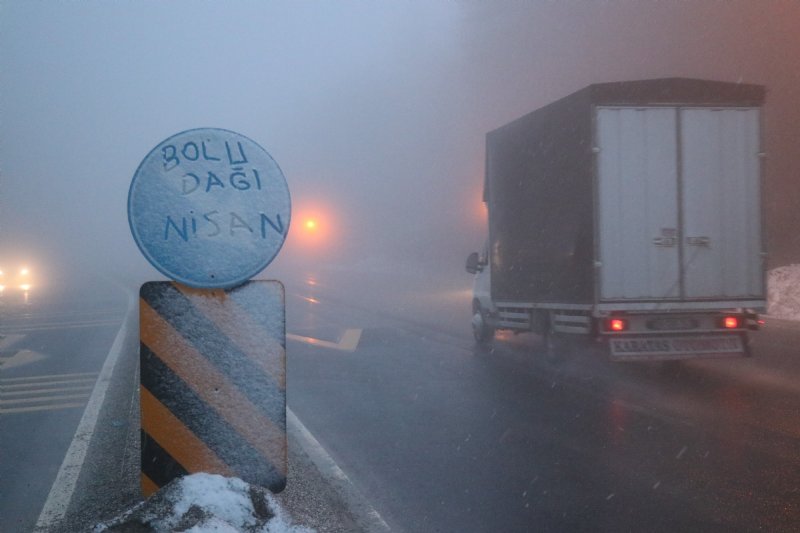 Bolu Dağı’na Nisan karı… - 3