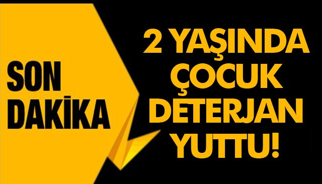 BULAŞIK MAKİNESİ DETERJANINI ŞEKER SANIP YUTTTU!