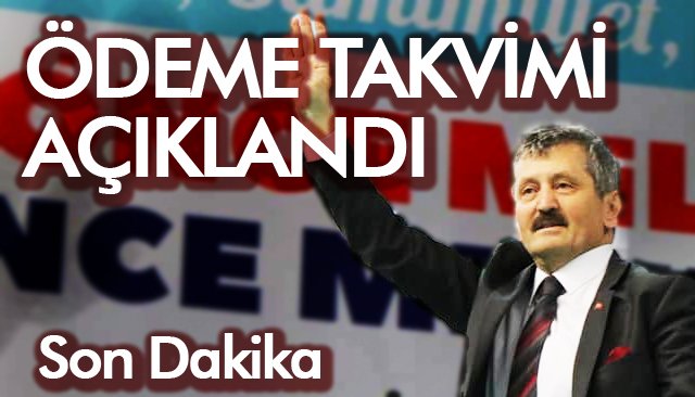 FINDIK ALAN BAZLI GELİR DESTEKLEMESİ ÖDEME TAKVİMİ