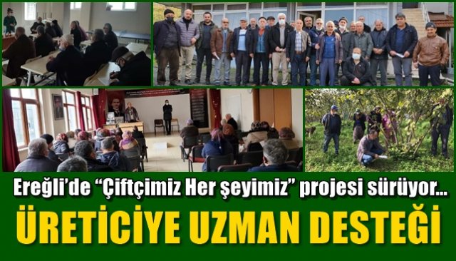 FINDIK ÜRETİCİSİNE UZMAN DESTEĞİ