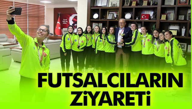 FUTSAL TAKIMI POSBIYIK’I ZİYARET ETTİ