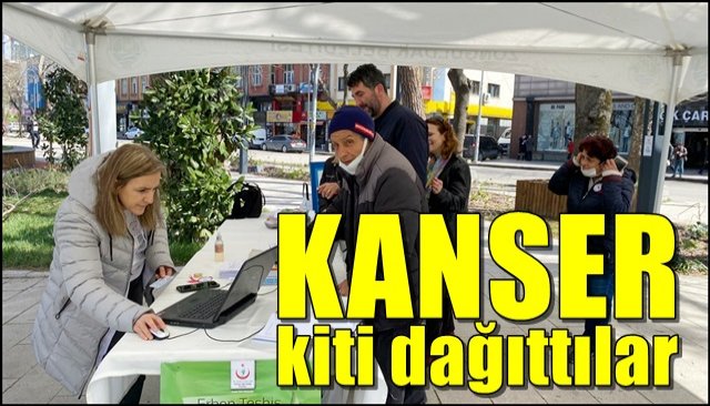 Kanser kiti dağıttılar 