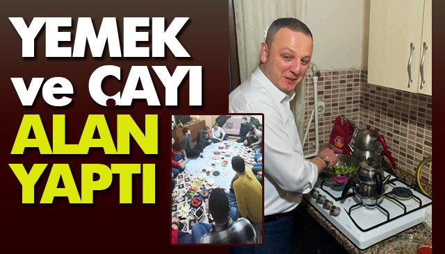    ÖĞRENCİLERLE SAHUR YAPTILAR