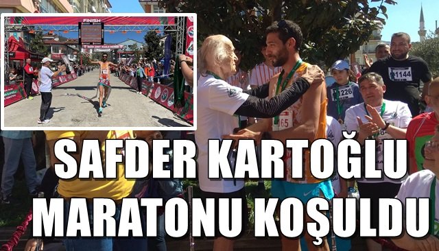 SAFDER KARTOĞLU MARATONU KOŞULDU