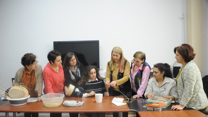 Sepet örgüsü kursu başladı - 1