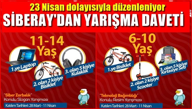 SİBERAY’DAN 23 NİSAN YARIŞMASI