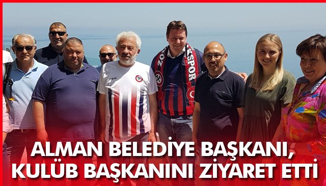 ALMAN BELEDİYE BAŞKANI, KULÜB BAŞKANINI ZİYARET ETTİ