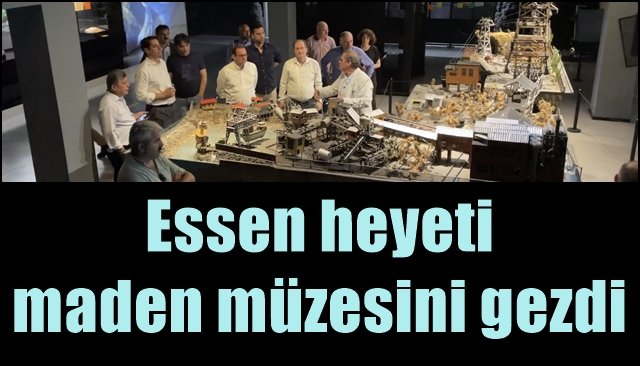 Essen heyeti maden müzesini gezdi