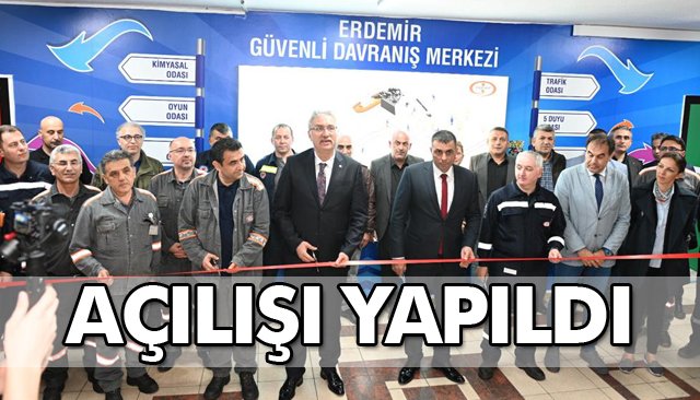 GÜVENLİ DAVRANIŞ MERKEZİ AÇILDI