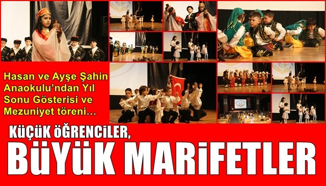Show de Fim de Ano e Cerimônia de Formatura do Jardim de Infância Hasan e Ayşe Şahin… MOSTRARAM SUA MAGNÍFICA