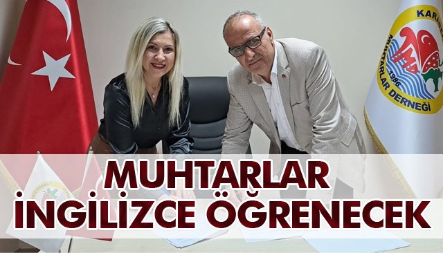 MUHTARLAR İNGİLİZCE ÖĞRENECEK