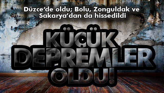 PEŞ PEŞE DEPREMLER!
