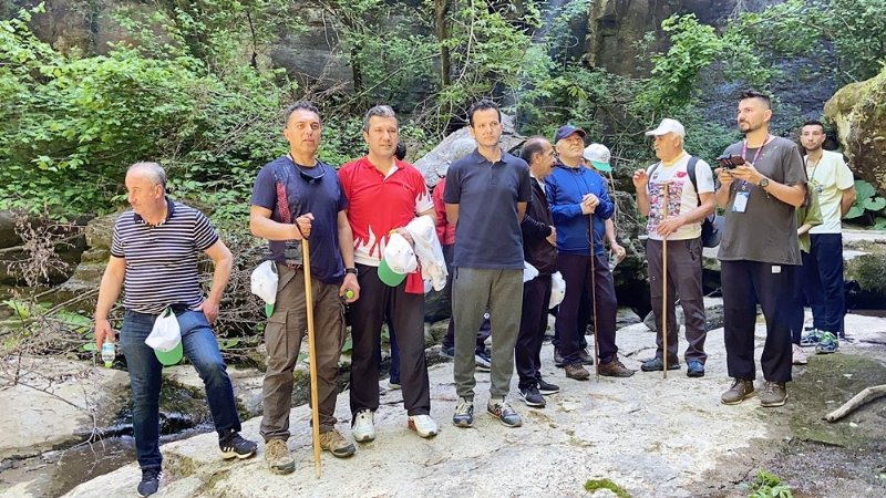 Protokolden doğa yürüyüşü… HARMANKAYA BÜYÜLEDİ - 8