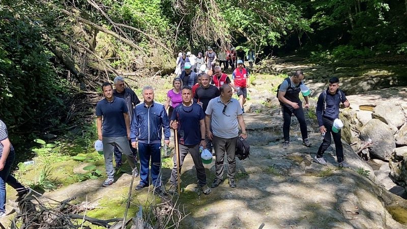 Protokolden doğa yürüyüşü… HARMANKAYA BÜYÜLEDİ - 12