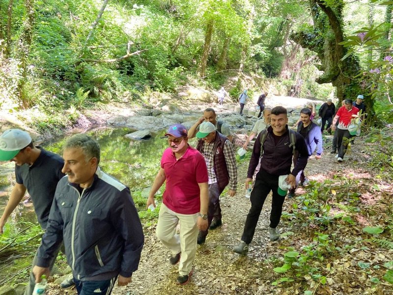 Protokolden doğa yürüyüşü… HARMANKAYA BÜYÜLEDİ - 13