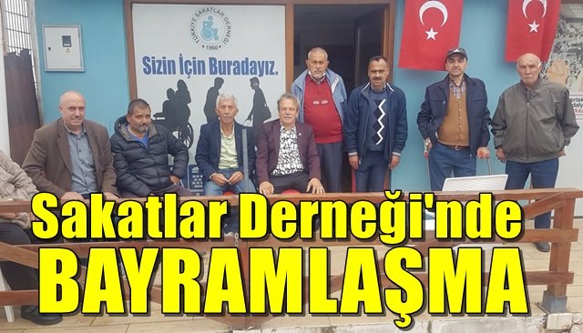 Sakatlar Derneği’nde bayramlaşma 