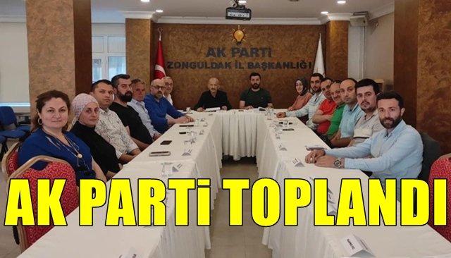    AK PARTİ TOPLANDI