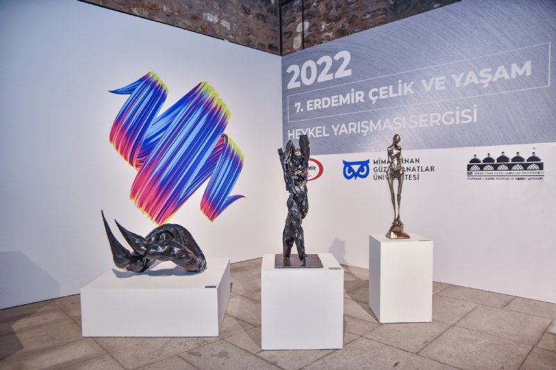 Erdemir ‘Çelik ve Yaşam Heykel Yarışması Sergisi’ ziyarete açıldı - 1